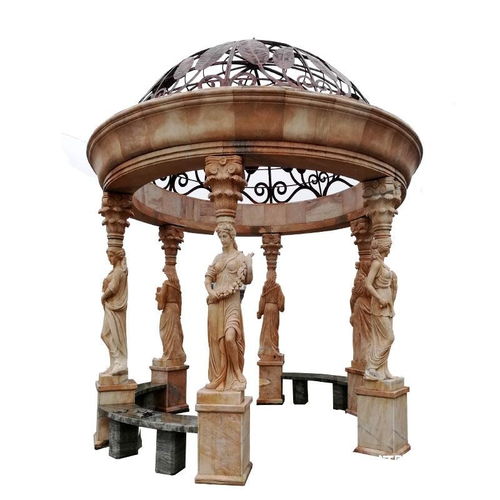 大型景觀石涼亭 西藏石雕涼亭雕塑